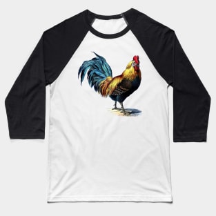 Cock Rooster Baseball T-Shirt